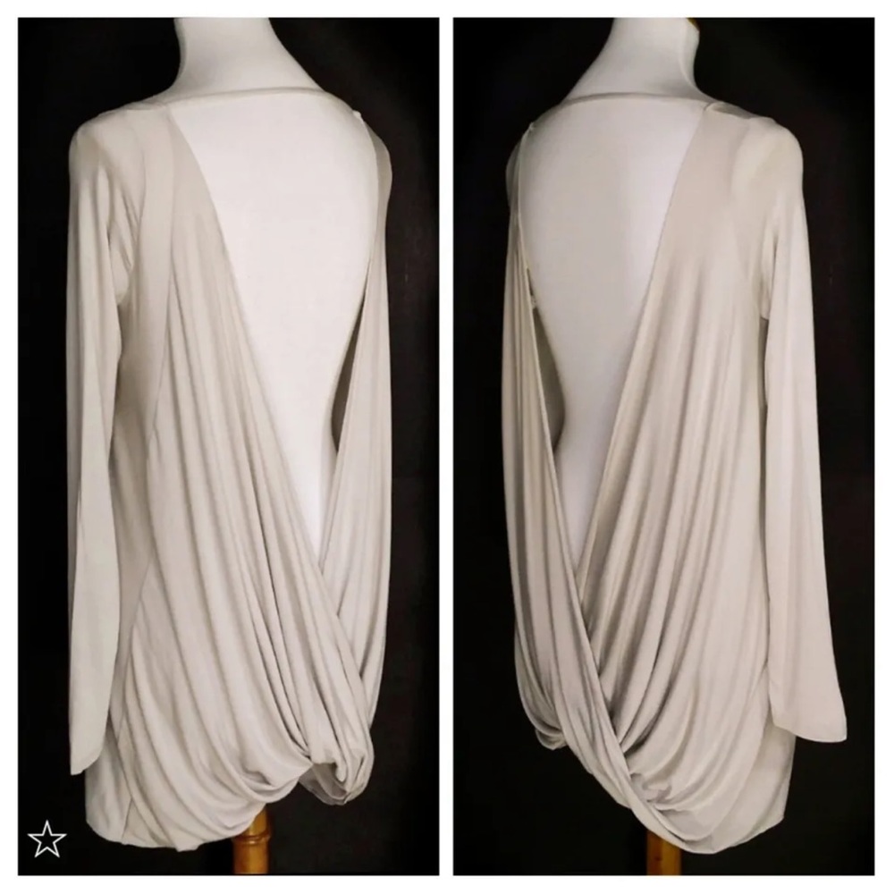 NEW Joah Brown Serenity Long Sleeve Top Size M/L Open Back Yoga Lounge Gym